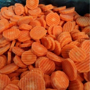 Морковь шайба рифленая замороженная